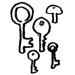 used keys skeleton keys