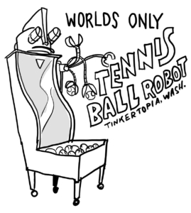 World's Only Tennis Ball Storage Robot