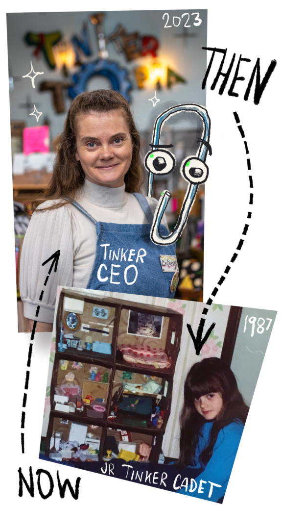 Meet Ms. Darcy, CEO of Tinkertopia! Creative Reuse Specialist Downtown Tacoma WA